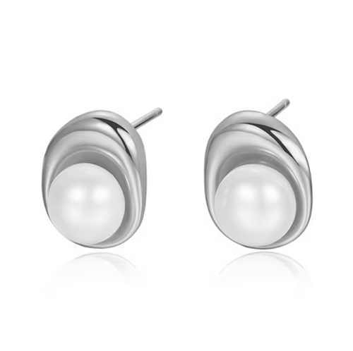 The Athena Organic Pearl Studs